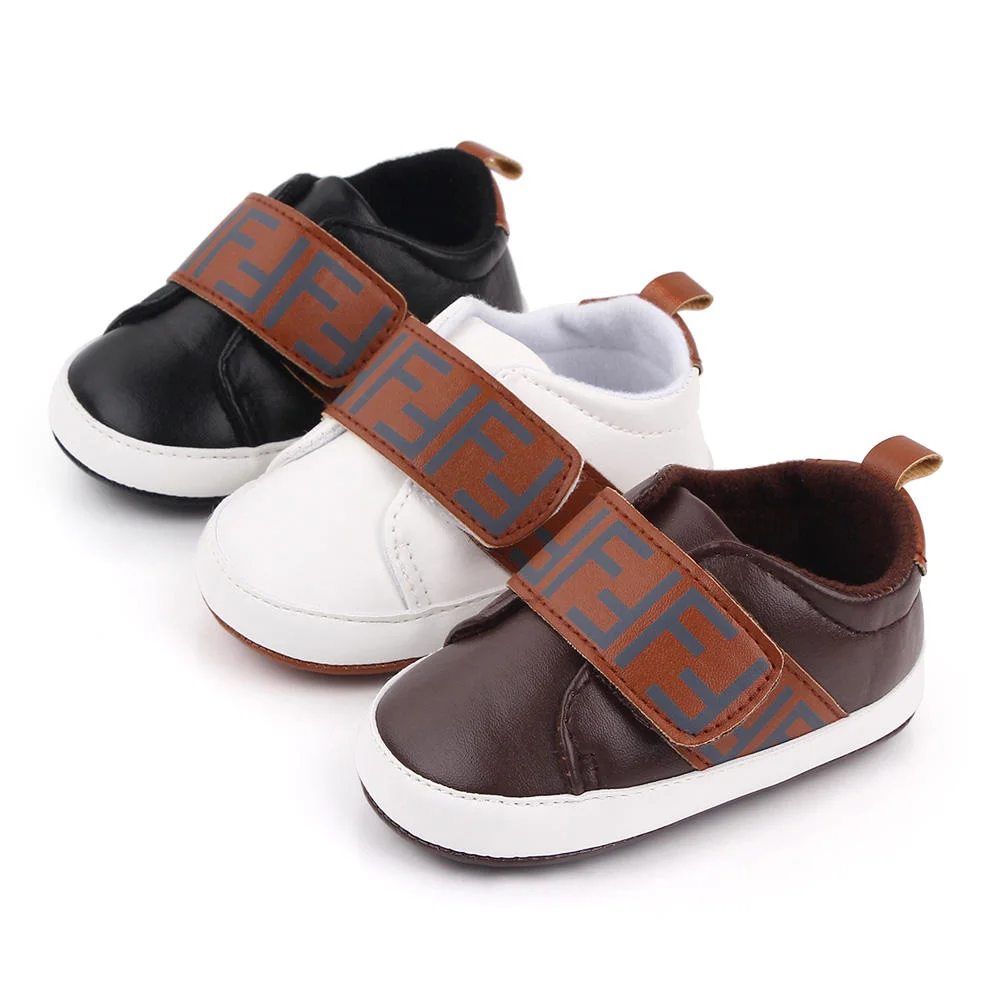 Baby Shoes Spring Autumn New Casual Letter Toddler Soft PU Leather Shoes