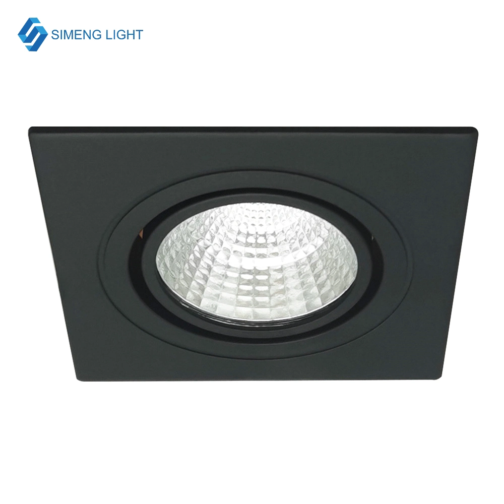 Ceiling Anti Fog Ultra Thin Die Casting LED Downlight Housing COB Down Light Fixtures