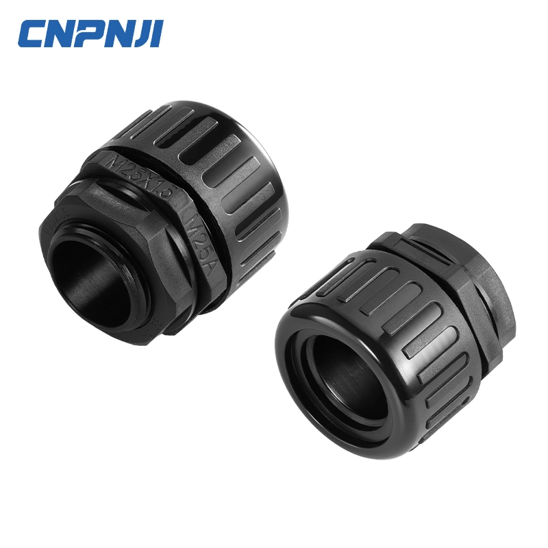 IP68 Waterproof Connector M12-Ad10.0 with RoHS Plastic Flexible Conduit