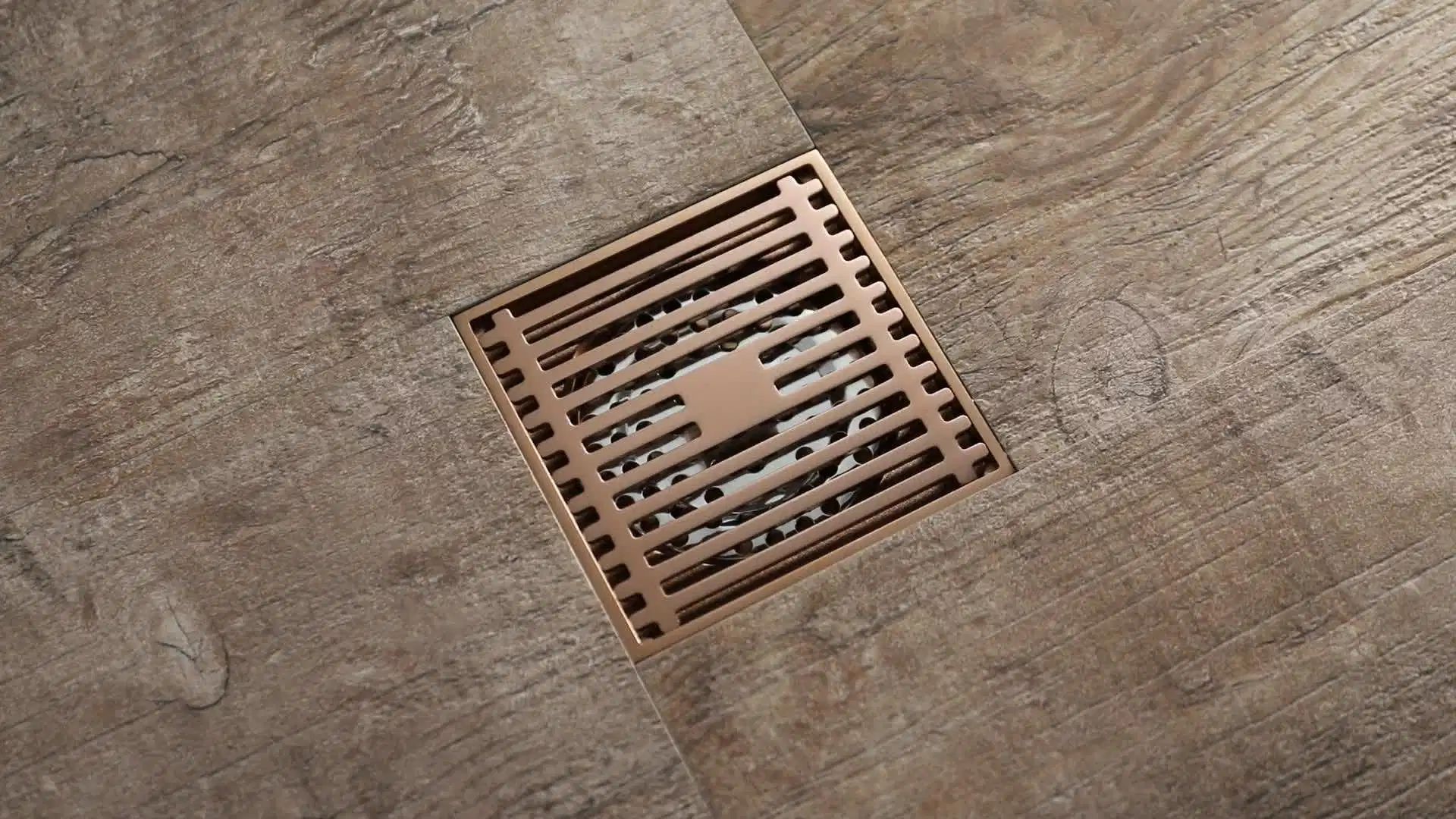 Athroom Accessories 4 Inch Anti-Odor Rose Gold Shower Floor Drain