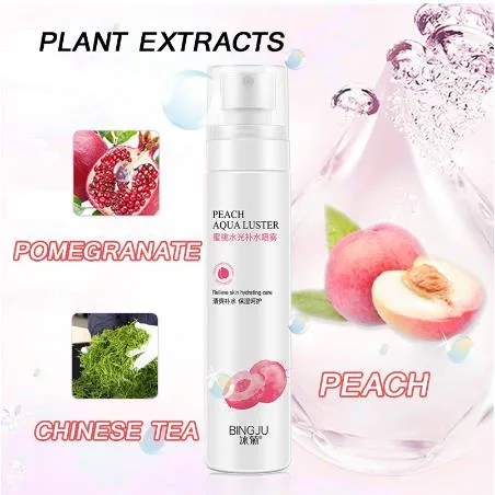 Skin Care Facial Peach Toner Anti Aging Moisturizing 100% Natural Organic Pore Minimizer for Face Nourishes Hydrates Skin