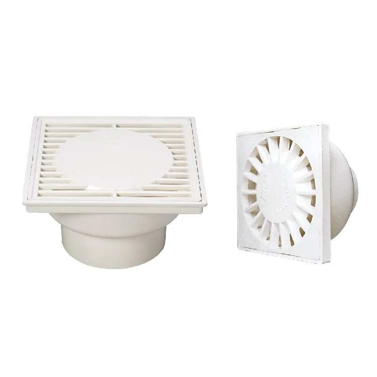 Era Non-Pressure UPVC/PVC/Plastic/Drainage Square Floor Drain DIN for Drainage