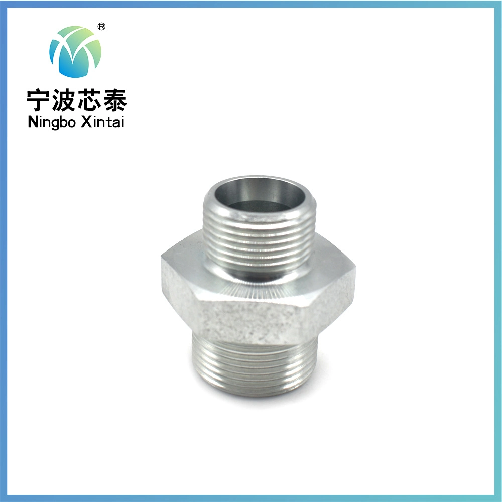 1c 1d Series Metric Male Bite Type Fittings Hydraulic Male Threaded Straight Pipe Fittings