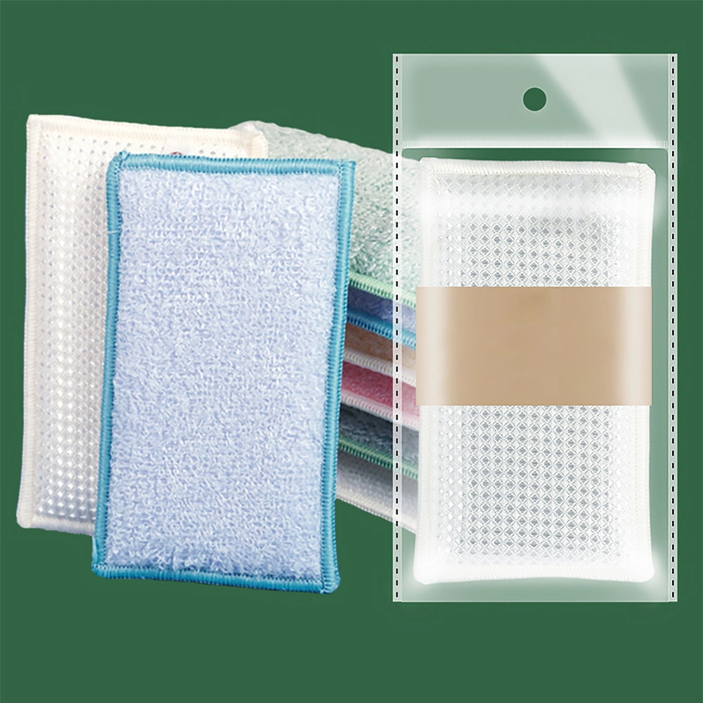 Paño de limpieza para esponja de microfibra absorbente Loofah