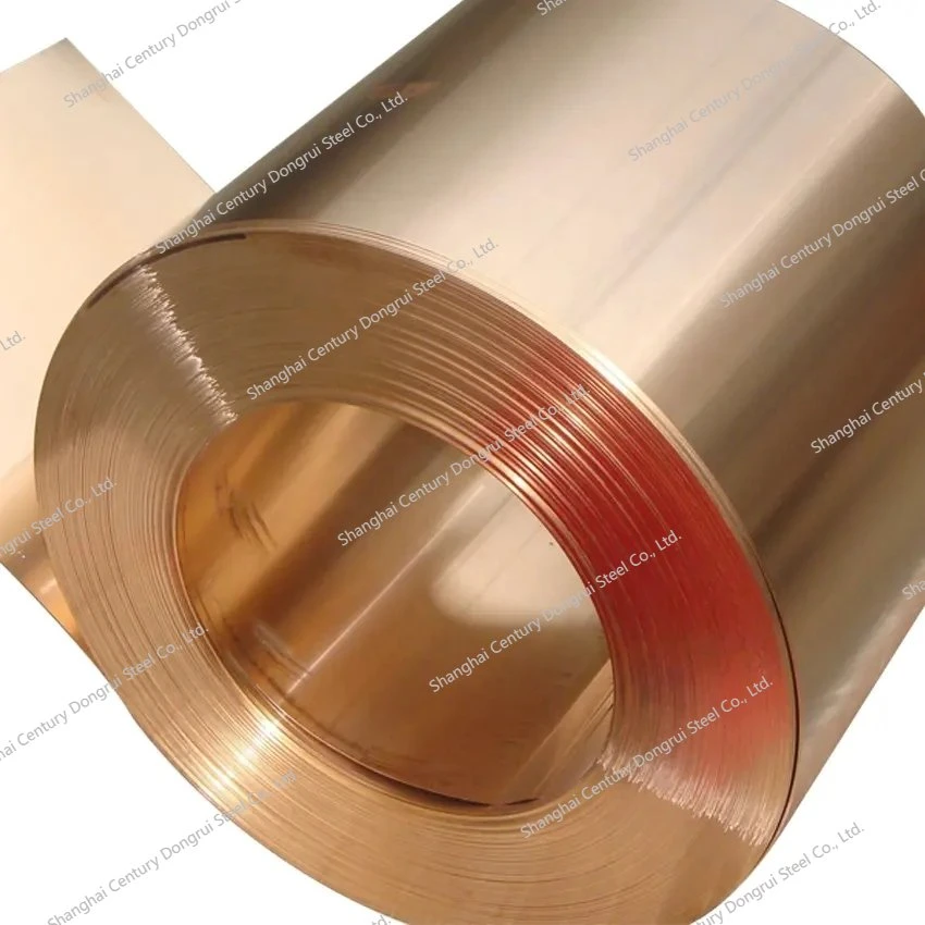 Factory Customized Cu99.9%Min T2 Soft / Half Hard Pure Alloy Thin Copper Foil / Strip Coil Brass Strip