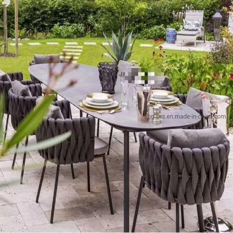 Tempered Marble/Ceramic Design Glass for Outdoor Furniture Table Top