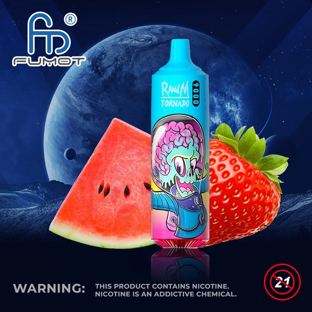 Venda superior Randm Tornado Puffs 9000 18ml suco Vape Vape Perfeição Vape descartáveis e caneta Vape Cigarro borlas para 9000