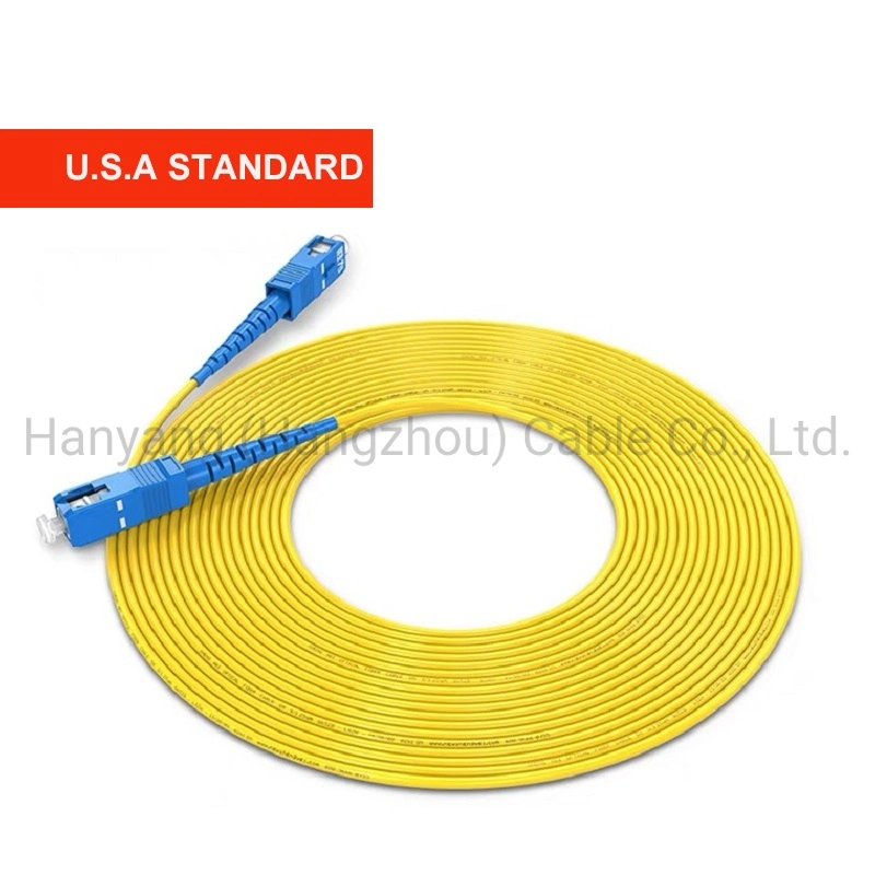 Optical Cable Telecommunication Level Optical Patch Cord Sc-Sc 2m