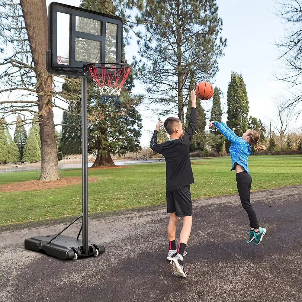 Physical Education Basketball Stand with Adjustable Backboard