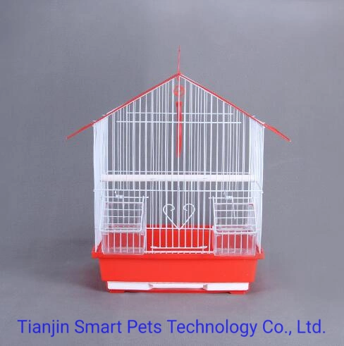 Luxery Metal Portable Small Animal Bird Carrier Cage Pet Supply