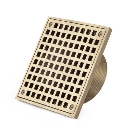 Brass Round Floor Drain for USA Marketing NPT Thread