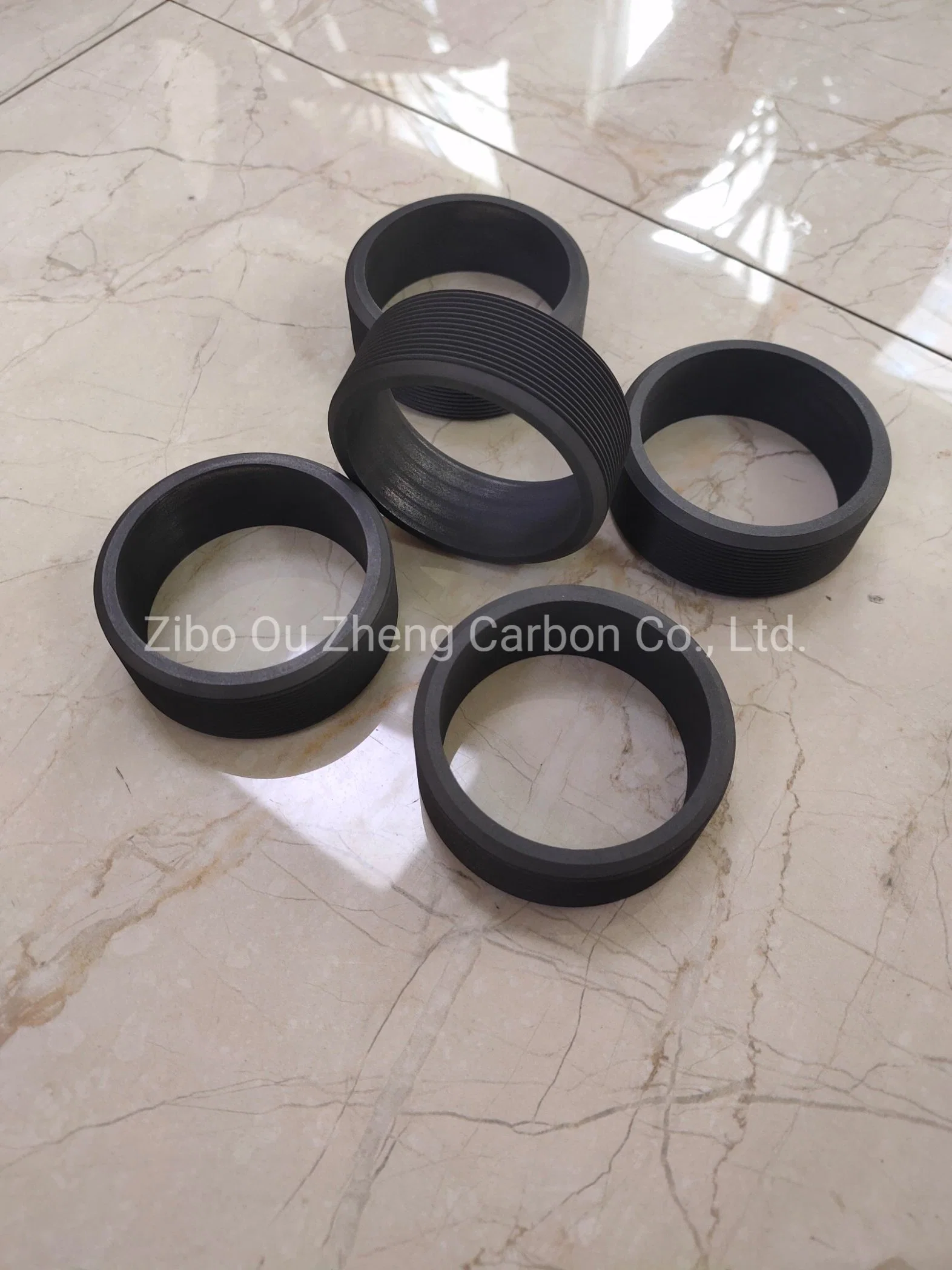 Antimony/Resin Impregnated Good Corrosion Resistance Graphite Bearing Ring