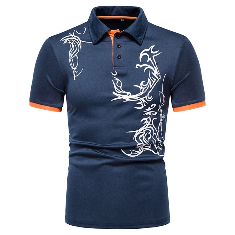 Factory Direct Price Cotton Simple Fitness Sports T-Shirt Slim Men's Polo Shirt