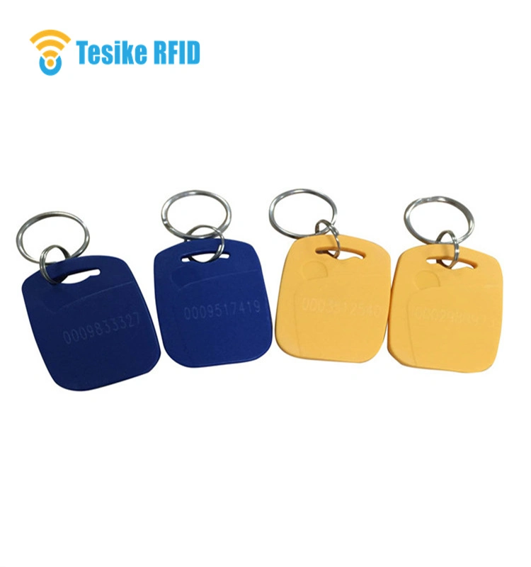 125kHz Lf RFID Key Fob Tag with Tk4100 T5577 with Logo Printing