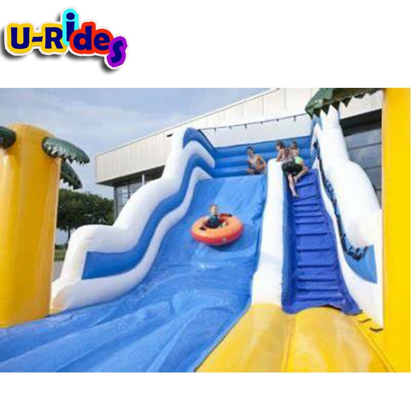 3 lanes inflatable dry slide inflatable slide for playground park