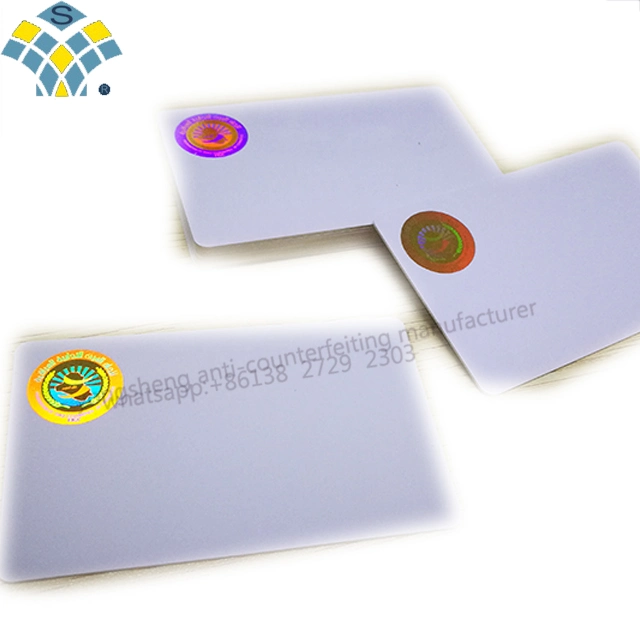 High Secured Activity Sport Security Hologram Authentication ID Hologram PVC Card