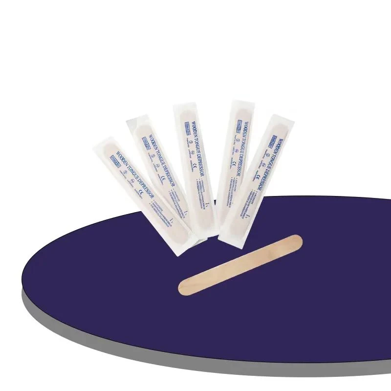 Medical Non Sterile or Sterile Wooden Tongue Depressor