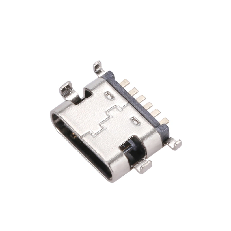 USB 6pin Type-C Female Connector USB3.1 for Mobile Phone Mini USB Jack Connector Charging Socket