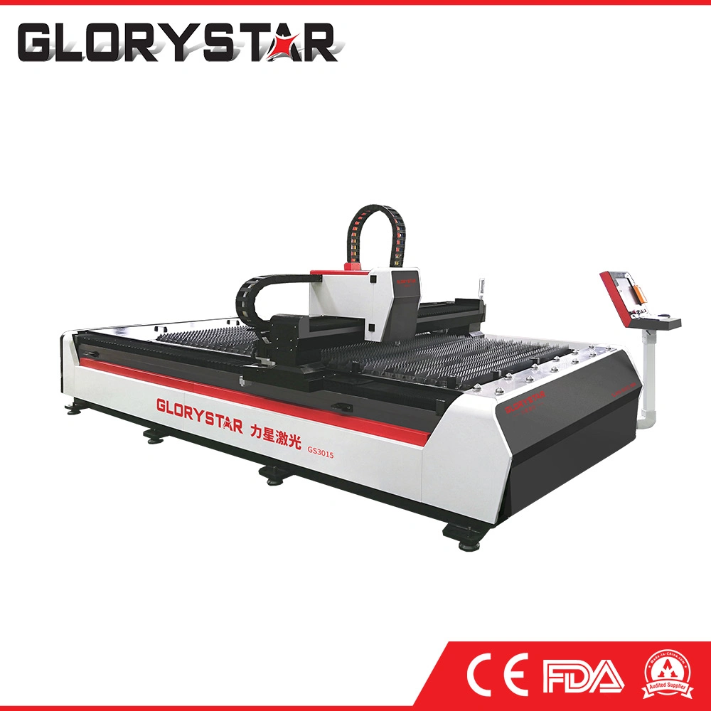 Hot Sale Fiber Optic Laser Cutting Machine for Computer Case (GS-3015 2000W)