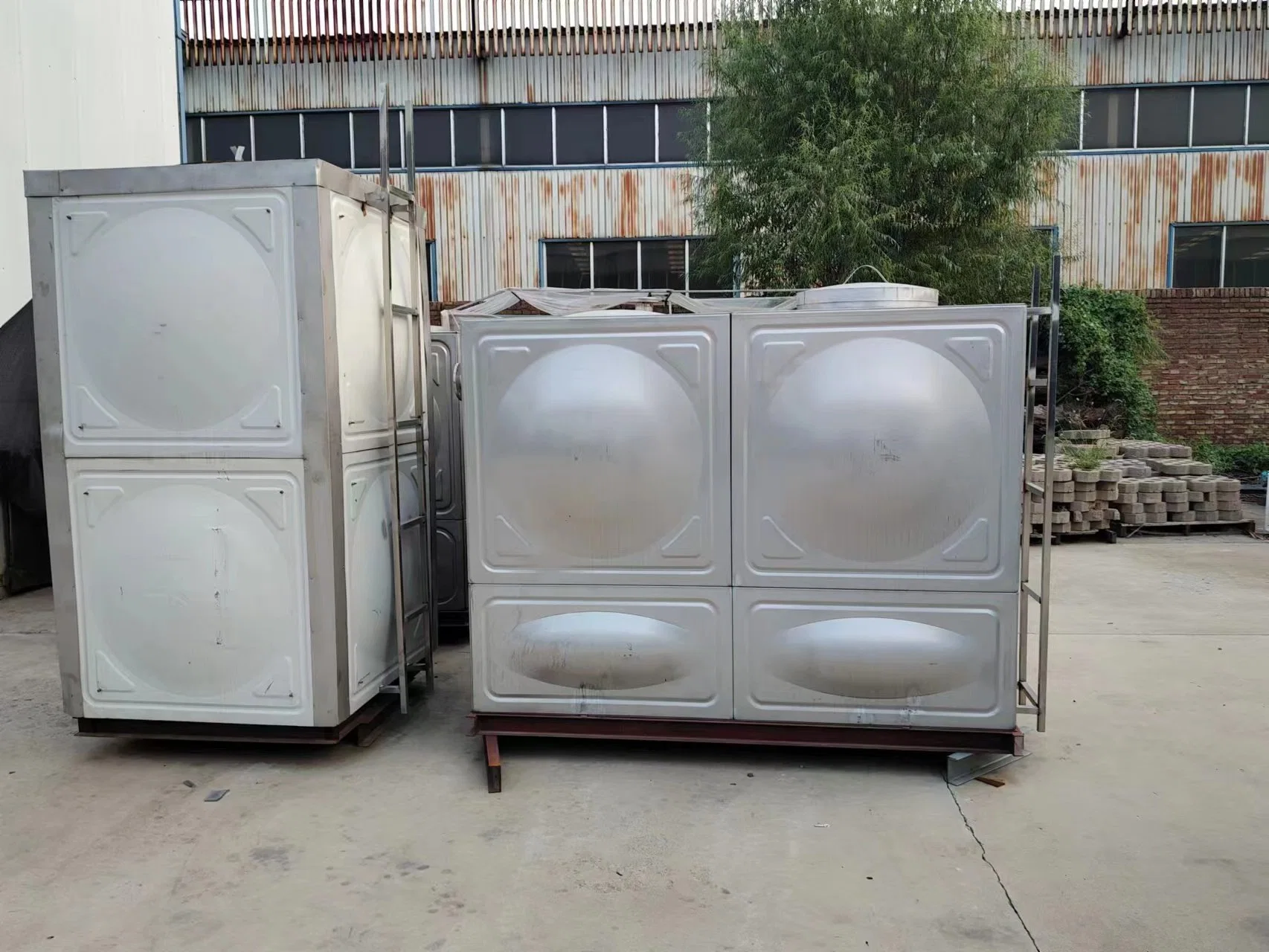 Condensated Water Assembled SS304 Tank 10m3 30m3 Stainless Steel Hot Water Tank