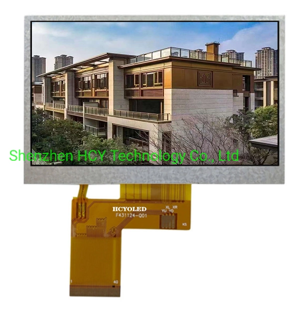 4.3-Inch Color LCD Inverter Display Small LCD Screen, Replacement LED LCD TV Screens Suitable for Medical