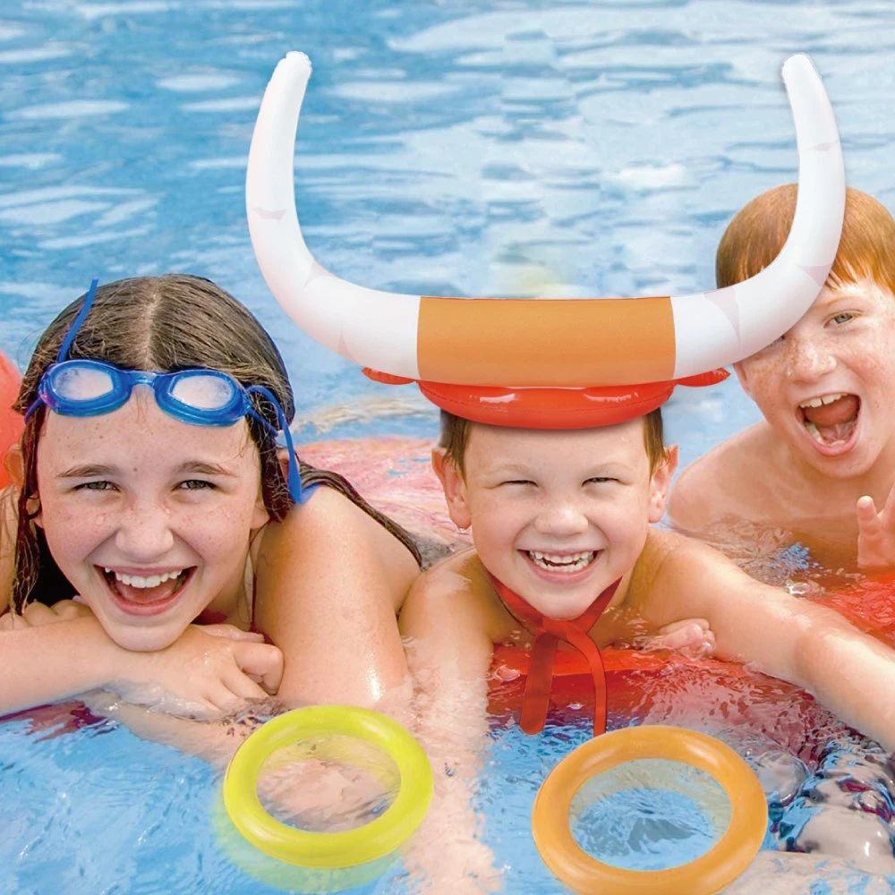 Inflatable Bull Style Toys for Hat Ring Toss Game Party Games for Kids Adult