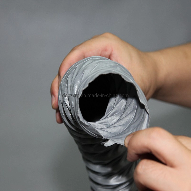 6-дюймовый Гибкие вентиляционные трубы пластиковые нейлоновой ткани Гибкий воздуховод подачи воздуха