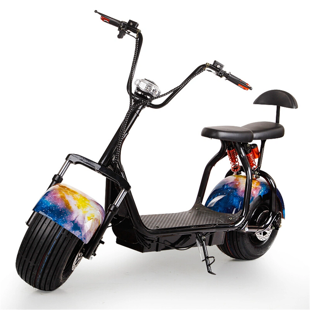 1000W 48V Citycoco 80km/h motociclo eléctrico de alta velocidade Citycoco Scooter 2 Rodas