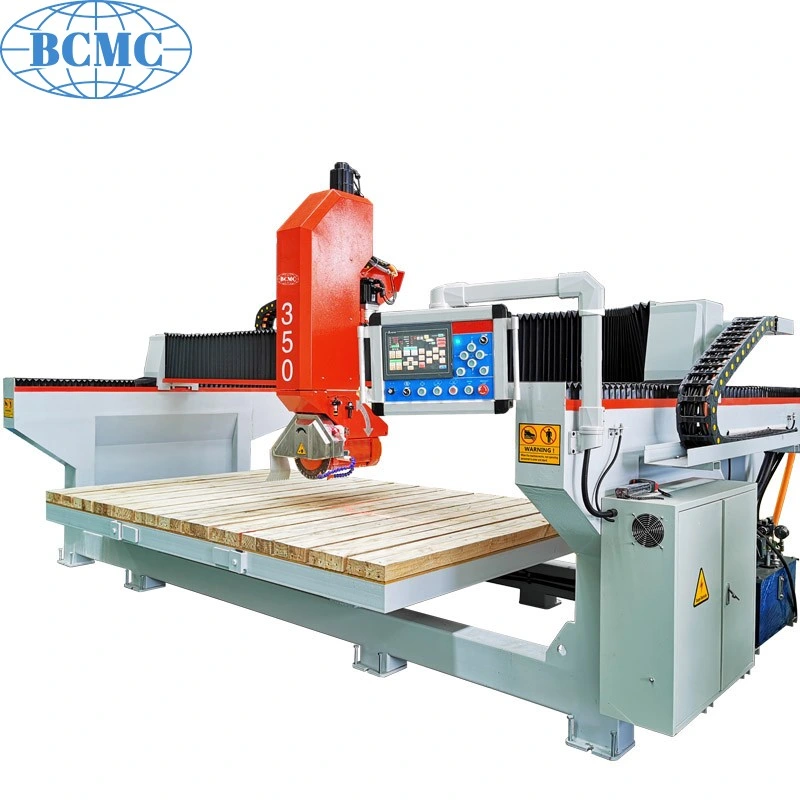 Automatic 3 Axis 4 Axis Bridge Saw Stone Slab Cutting Machine for Ceramic Tile Mable Granite Quartz Sintered Stone Cutting