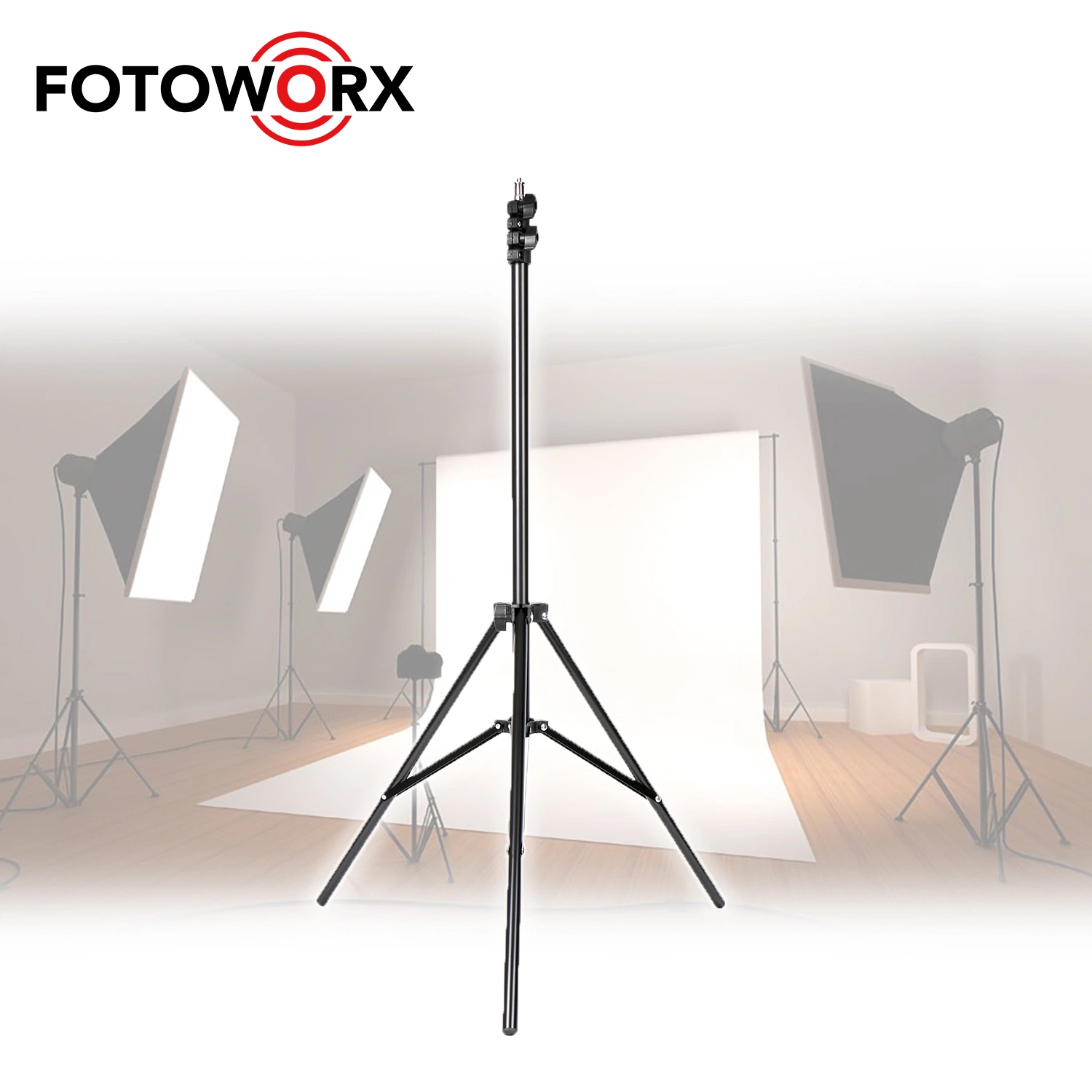 Fotoworx 210cm Aluminum Alloy Light Stand for Strobe Light