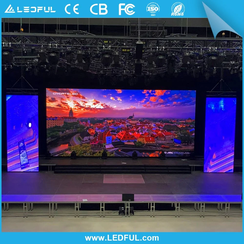 Hot Sales P2.6 Rental LED Display Video Wall Tronway LED Die-Casting Aluminum Black 14 Bits 250*250mm 500*500mm 1/32scan