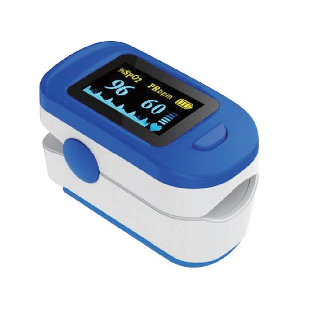 Bluetooth mini pantalla OLED de oxígeno en sangre pulsioxímetro de dedo