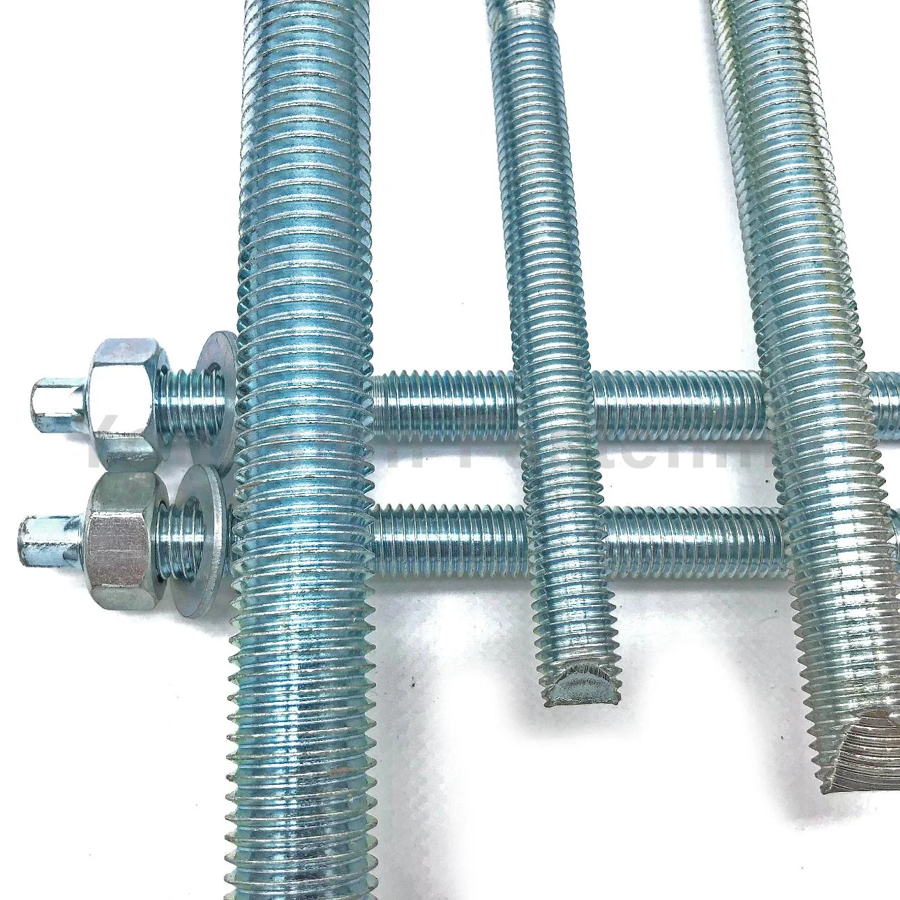 Galvanized Zinc Plated Chemical Anchor Bolt Stud Bolt Through Boltm8-M30, 3/8'---1-1/4'