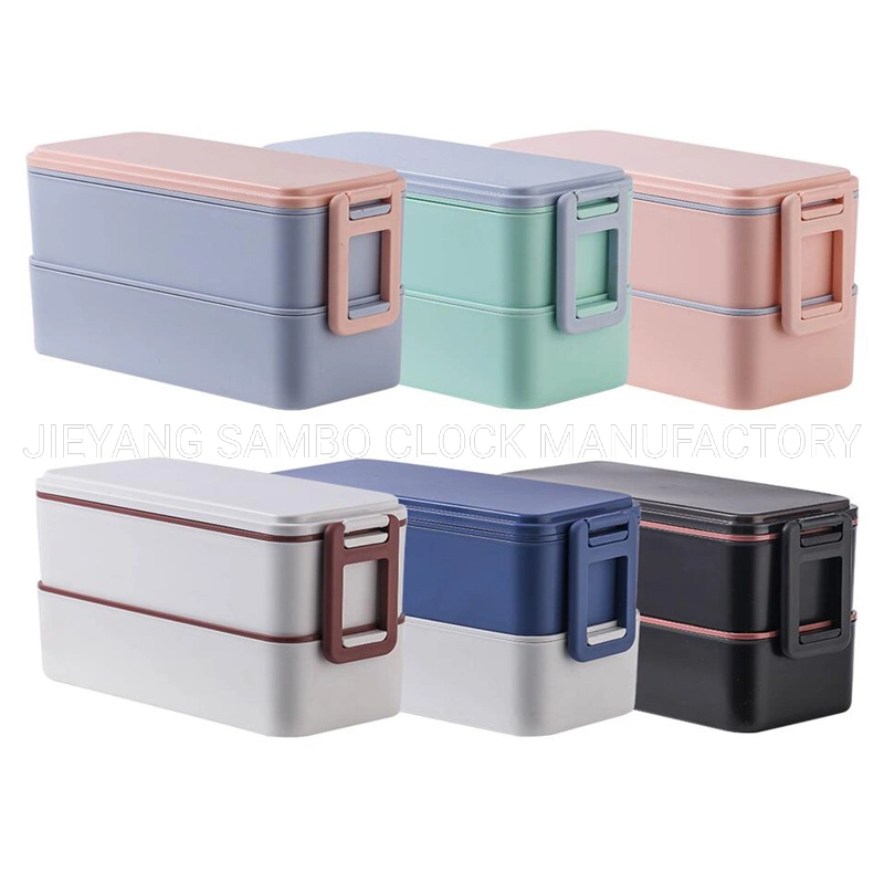 Stackable 2 Layers Stainless Steel Leak Proof Lunch Box Ecofriendly