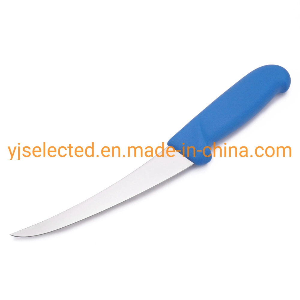 6" Cuchillo de deshuesar curvado de acero inoxidable, ultra afilado para aves de corral y filetear pescado