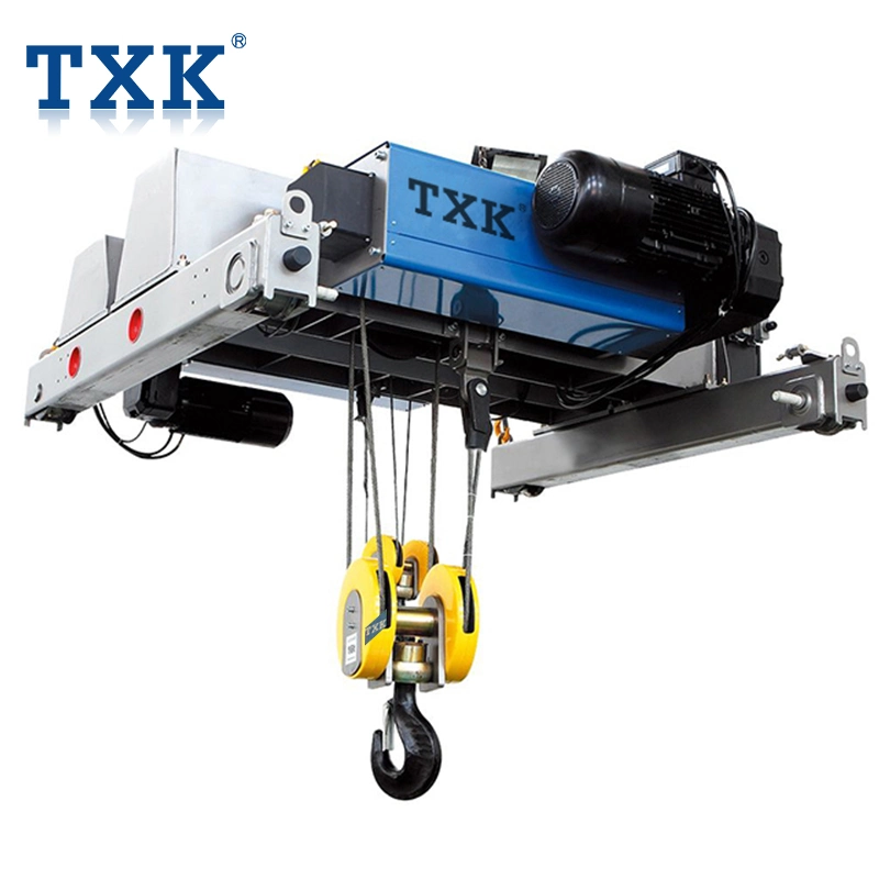 Txk Low Headroom Double Girder 12.5 Ton Wire Rope Hoist