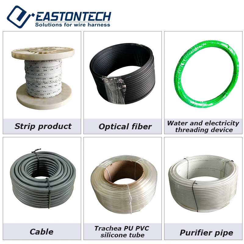 Compteur de comptage automatique intégral Eastontech pu PVC silicone T 1-8 cercles/S. Machine à enroulement et à titreuse pour couper le câble d'alimentation
