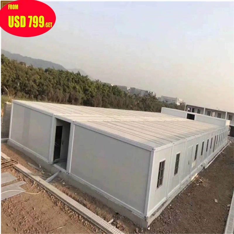 Prefabricated 20 FT Sandwich Panel Container Home with Bathroom Toilet