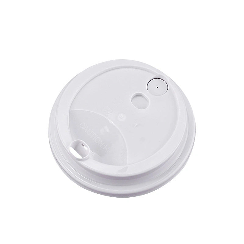 coffee Tea Plastic Paper Cup with Lid Film Print Logo Food Grade PP Container