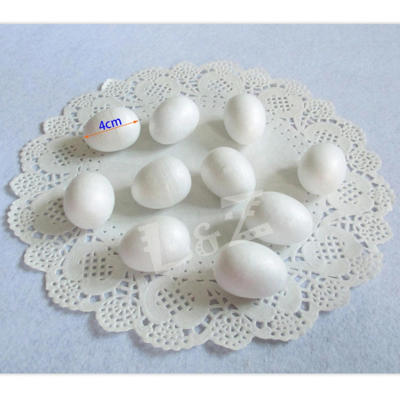 6cm Craft Styrofoam Easter Egg DIY Foam Egg for Holiday Party Decoration Easter Ornament