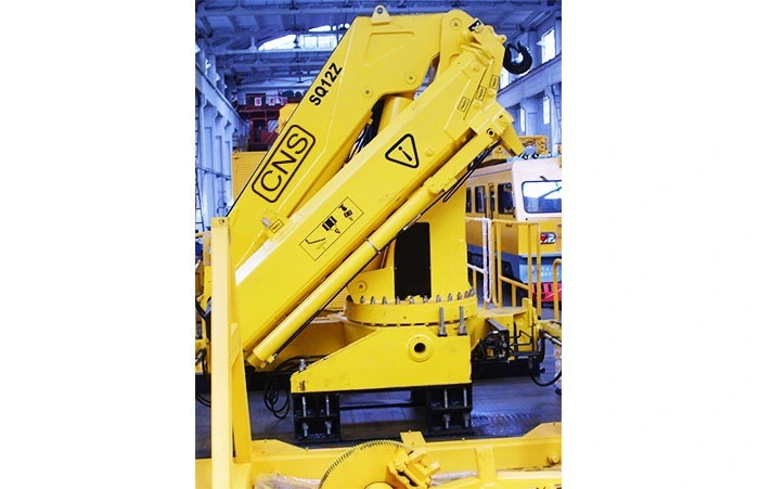 Cns 12 Ton Customized Hydraulic Knuckle Boom Crane Folding Arm Crane Lorry Truck Mounted Crane