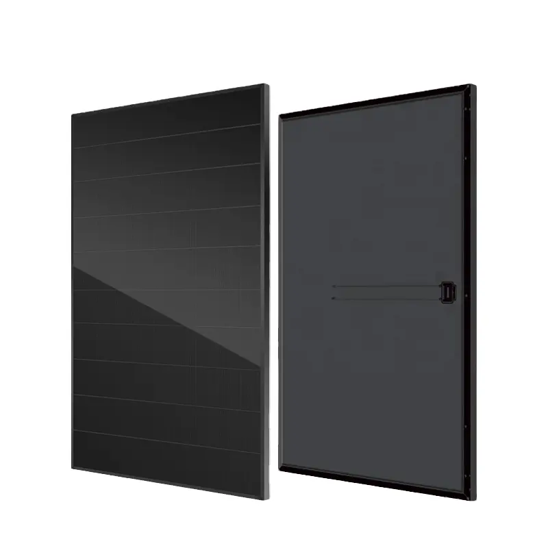 Tongwei House Roof Shingle Solar Plates Black 400W 410W 450W Overlapping Solar Panel