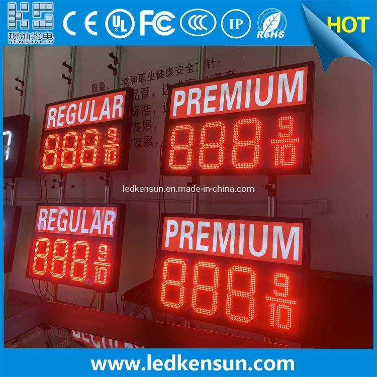 Colorful LED Gas Price Sign 10inch Colorful LED Gas Price Sign 88.88