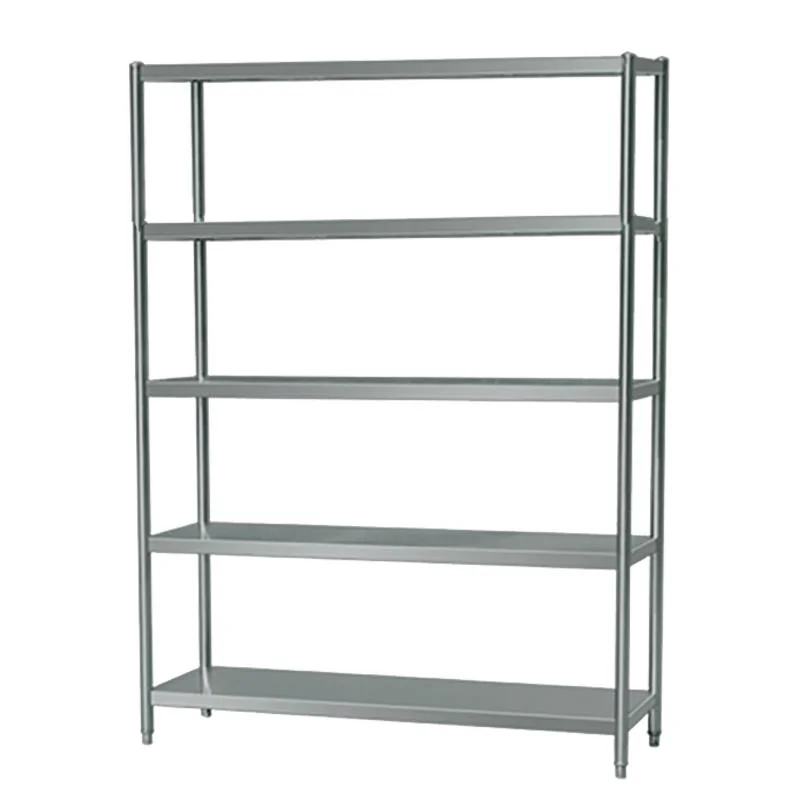 Good Quality Stainless Steel 5 Tiesr Shelves Kitchen Storage Rack for Home Shelving