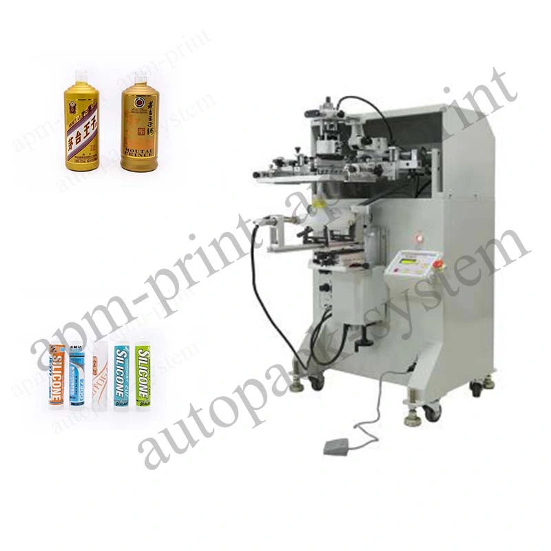 Factory Direct Sale Customized Logo Cylinder Silk Screen Printing Machine for Square Round Bottle