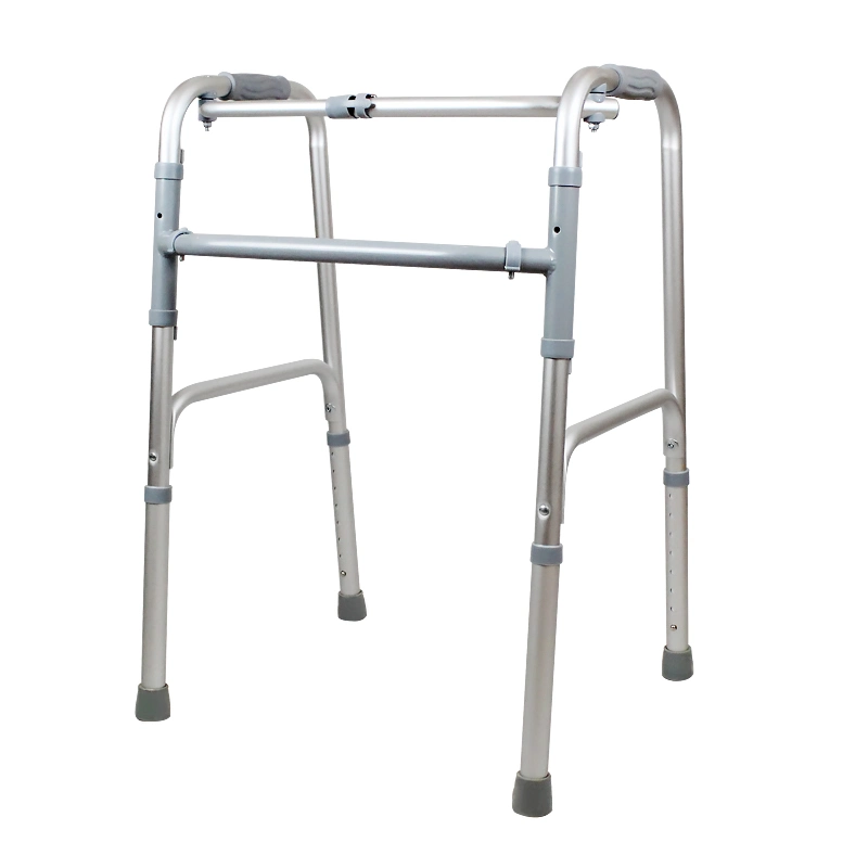 Aluminum Folding Rollator Walker Mobility Aids Lightweight Walking Aids Walking Frame