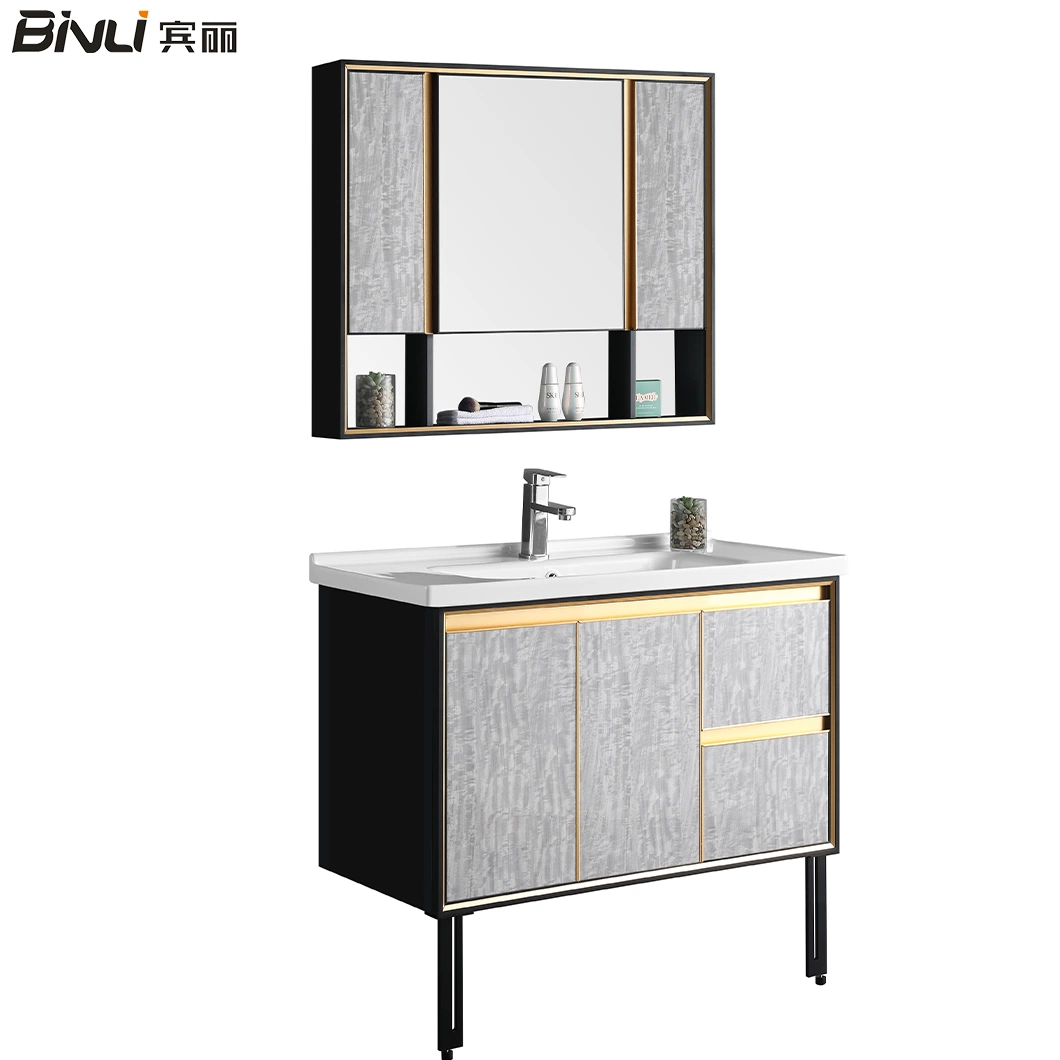 Manufacturer Customized High End Ceramic Furniture Modern Bathroom Vanity