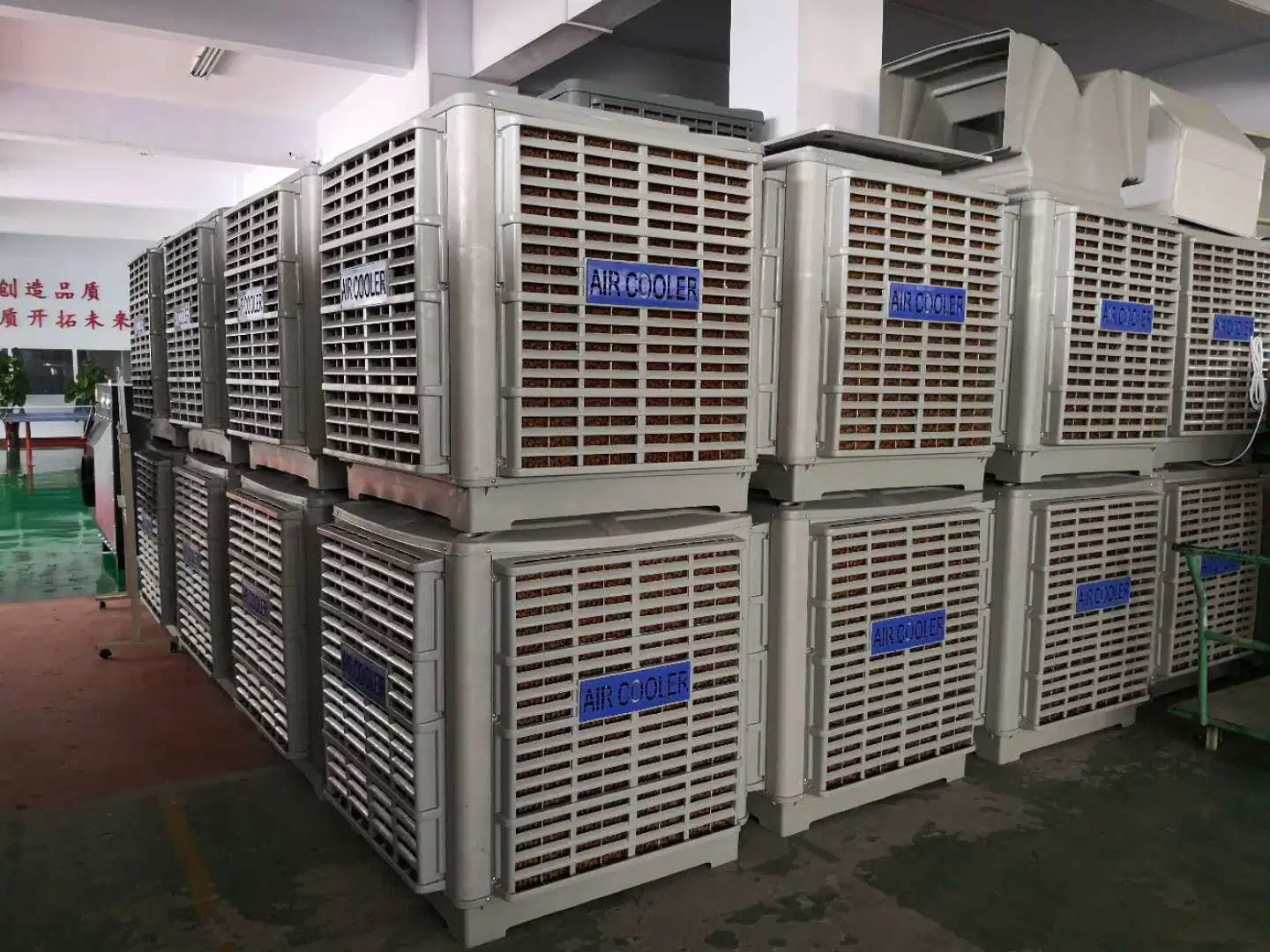 1.5kw Industrial Air Cooler Water Evaporative Air Cooler Industrial Cooling Machine Air Duct