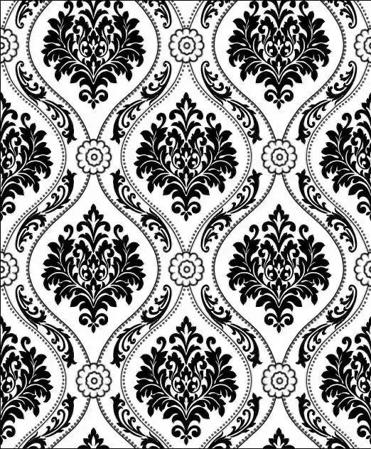 2022 for House Decoration Luxury Damask Wall Paper Wallpaper