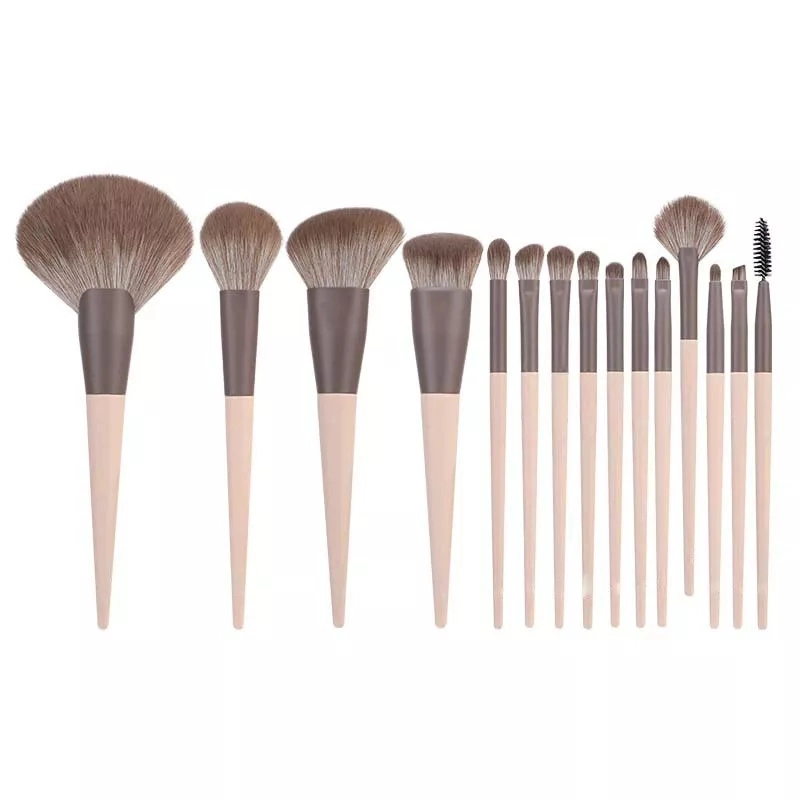 Premium Foundation Blending Blush Concealer Eye Cosmetic Makeup Brush Set